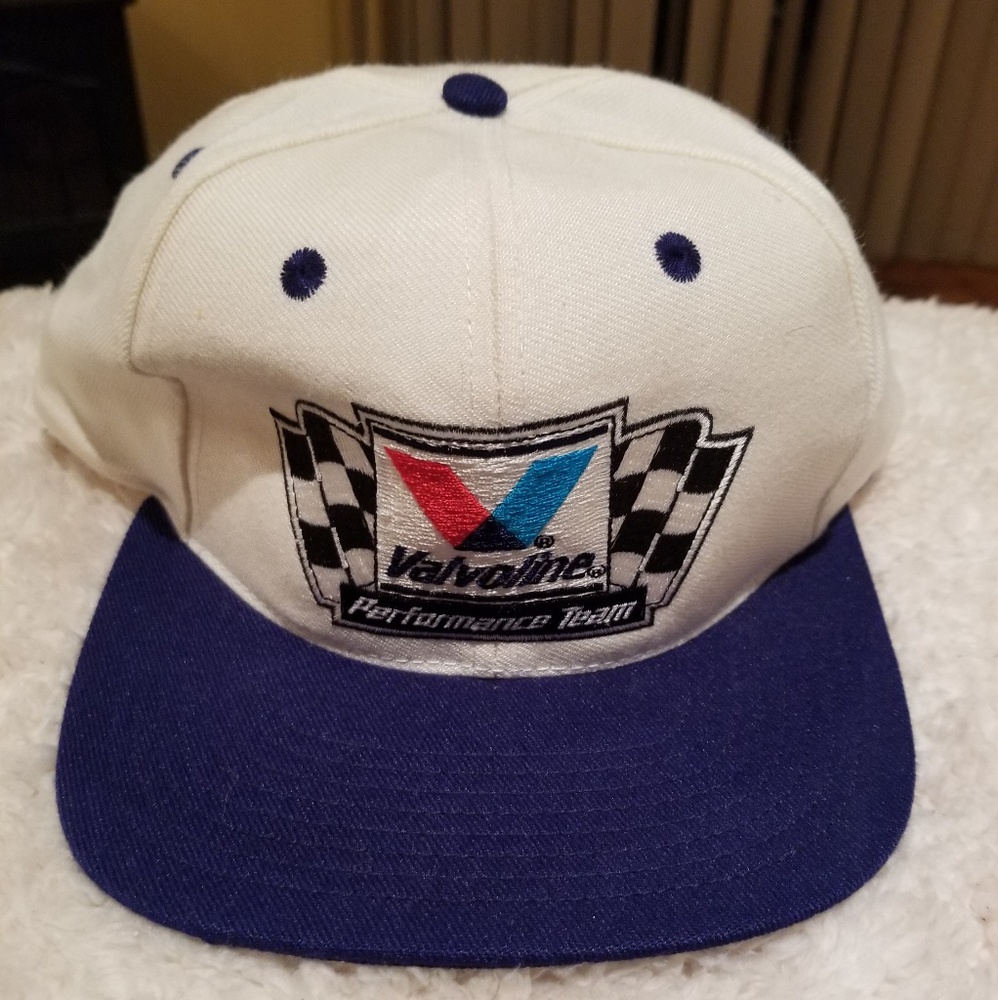 VALVOLINE OIL PERFORMANCE TEAM CHECKERBOARD HAT